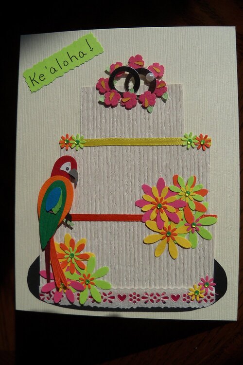 Hawaiian Wedding Card