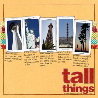 tall things