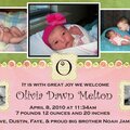 Olivia Dawn's Arrival