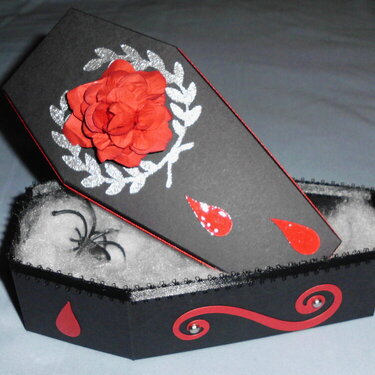 Vampire coffin treat box