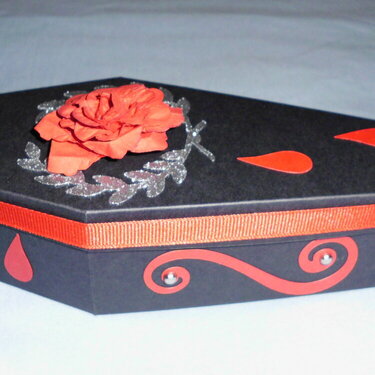 Vampire coffin treat box