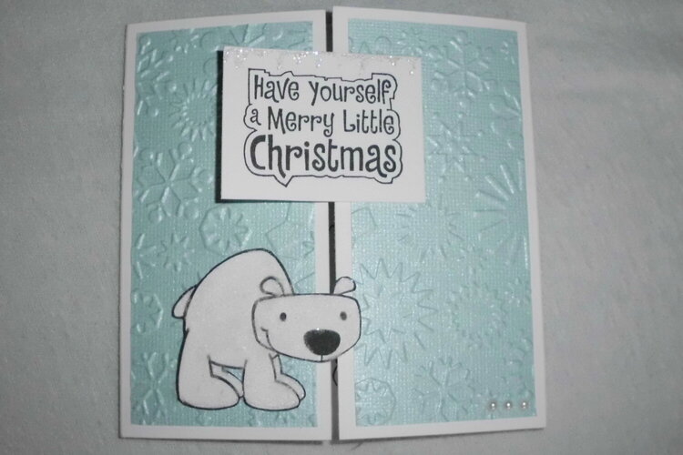 Polar bear Christmas