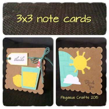 Summer note cards