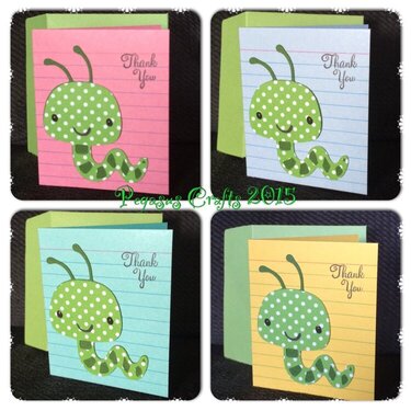 Teacher thank you note cards
