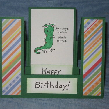 Birthday Lizard