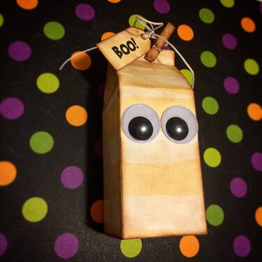 Mummy milk carton