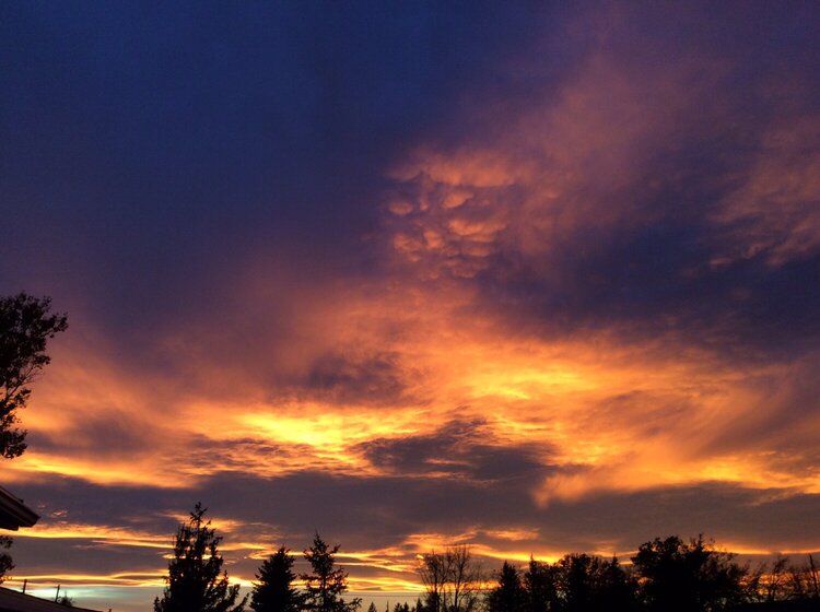 Southern Alberta sunset