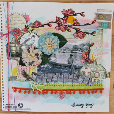 Scraptastic- Morning Glory Iris Babao Uy