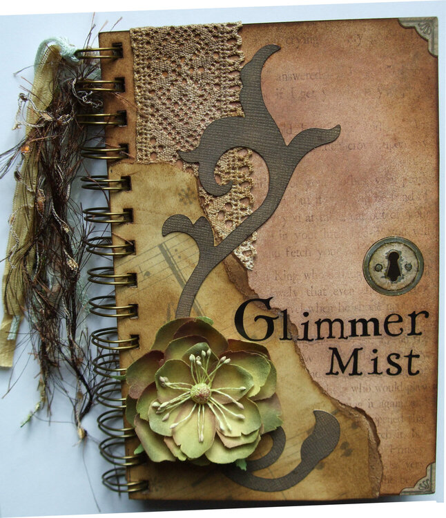 Glimmer mist colour chart album 5x7