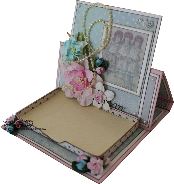 Post it easel card *** The Flying Unicorn June kit ***