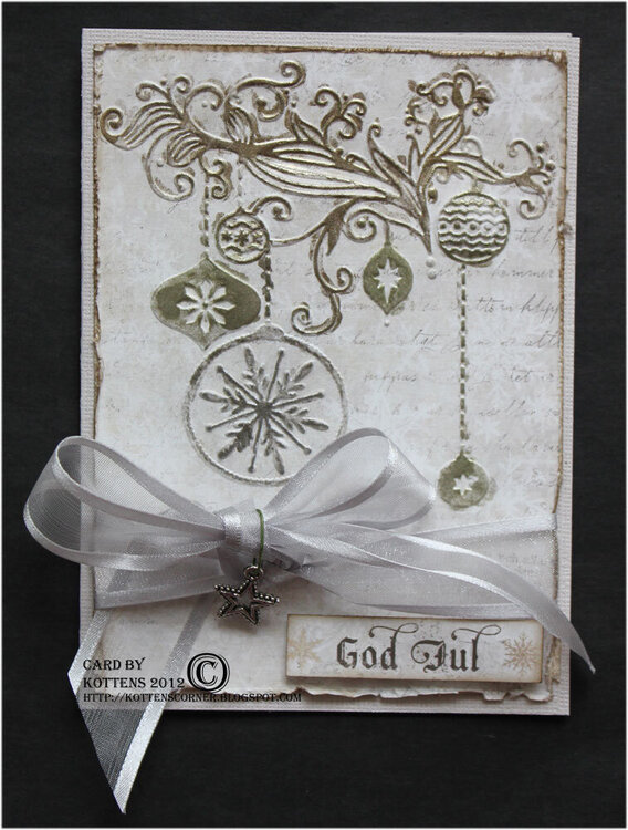 Christmas card+Maja Design It&#039;s Christmas Time collection giveaway
