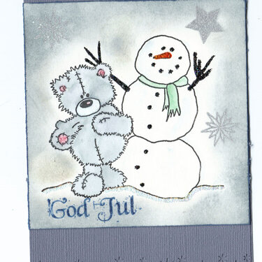 Tatty Teddy christmas card