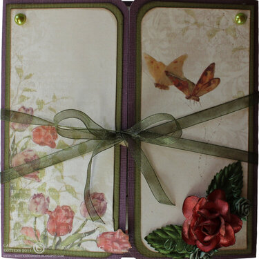 Tulip card 6x6-Pion Design