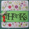 Buttons & Bows Thank You Card