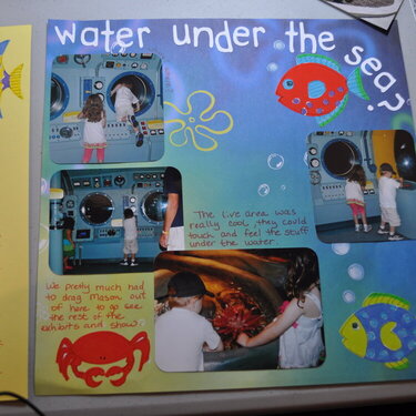 another underwater scene, finally using up stickers!!