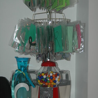 Bubble gum, lampshade hanger, updated!