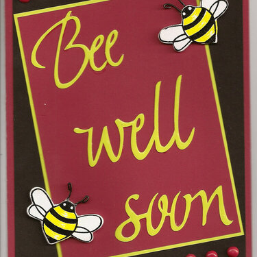 Bee well soon