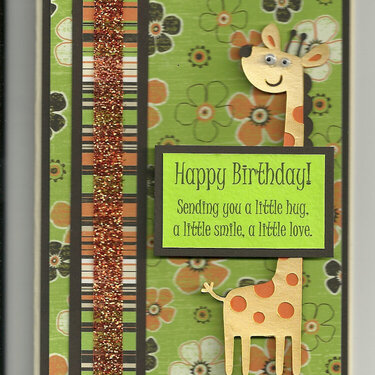 birthday giraffe
