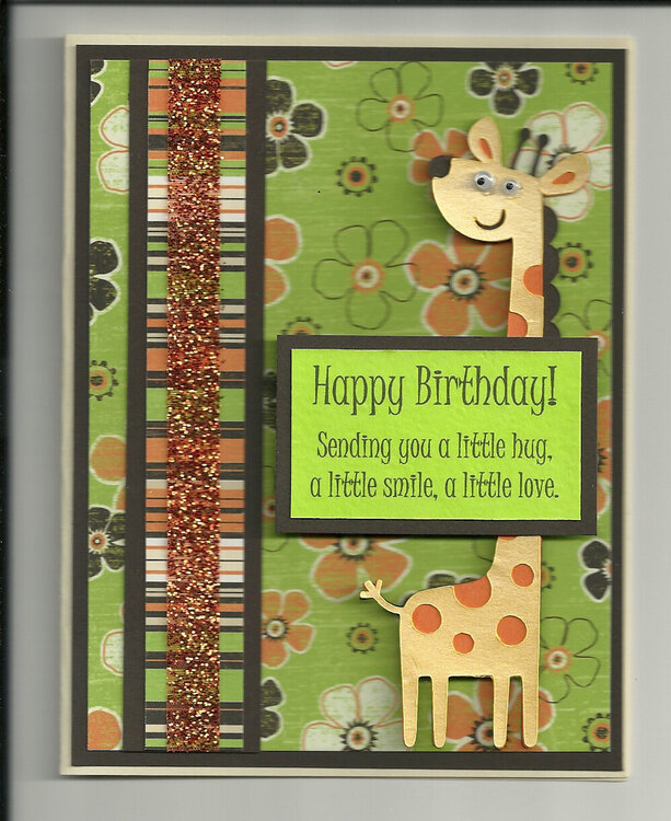 birthday giraffe