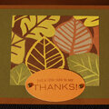 Fall Thank You card