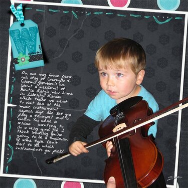 Budding little Musician