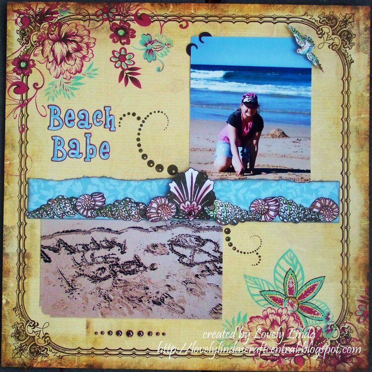 Beach babe by Linda