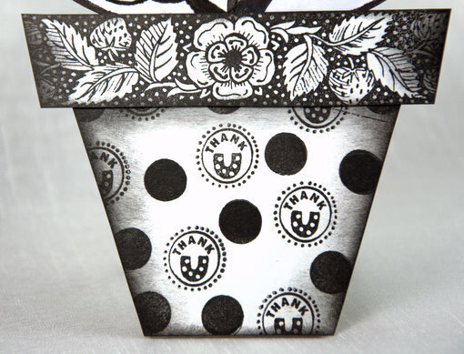 Paper Flower Pot - Close Up