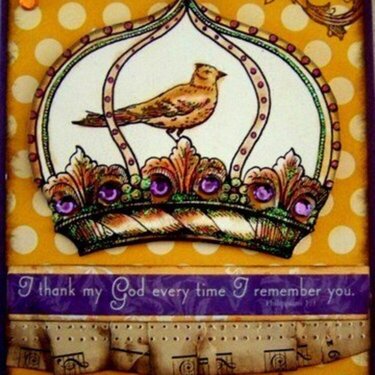Linda&#039;s Bird Queen card