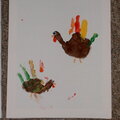 turkey handprints