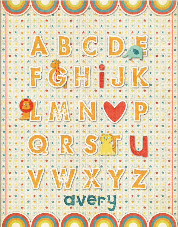Alphabet Avery