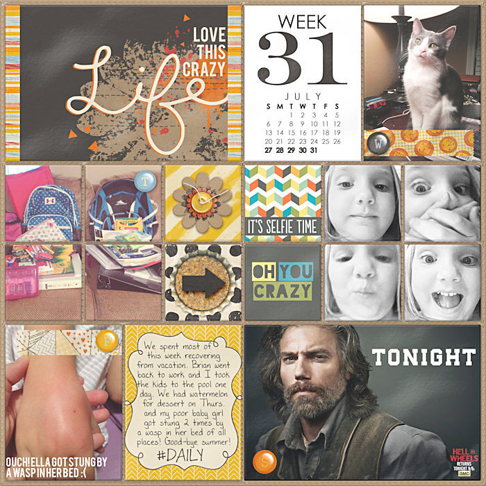 Project Life 2014 Week 31 Right