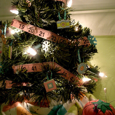 Scrapbook Room Christmas Tree