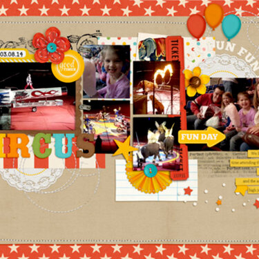 Circus {2 Page Spread}