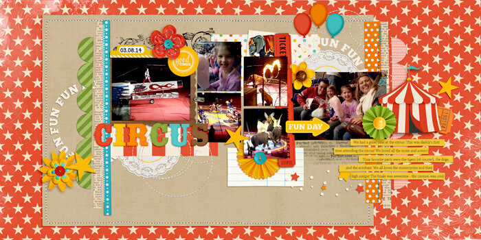 Circus {2 Page Spread}