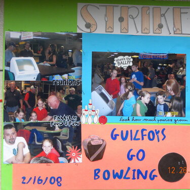 Guilfoys go Bowling