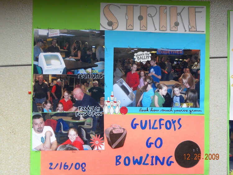 Guilfoys go Bowling