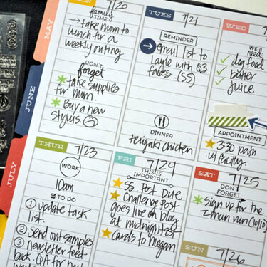 Weekly Planner Page