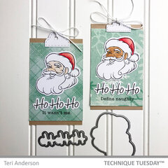 Ho Ho Ho Santa Gift Tags