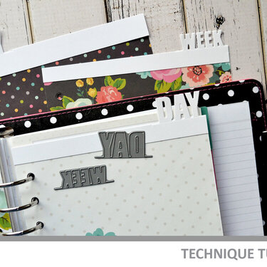 Tabbed Planner Insert Pages