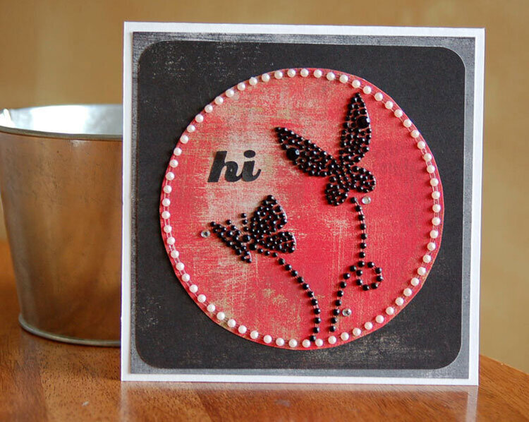 Hi Butterfly card