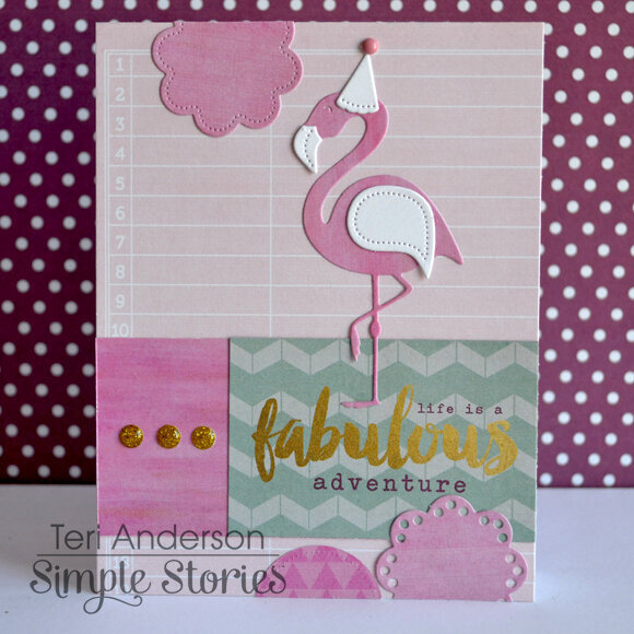 Fabulous Flamingo card