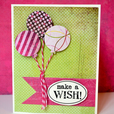 Make A Wish!  Happy Birthday Card