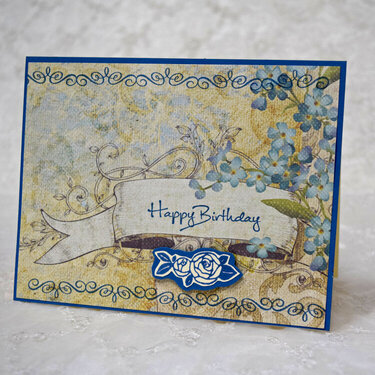 Patterned Paper Greeting