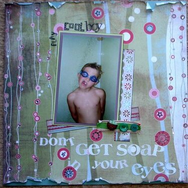 Dont get soap in your eyes