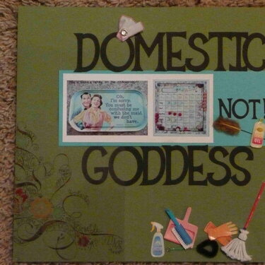 Domestic goddess...not!