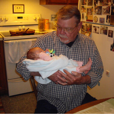 Pipi holding newborn 2009