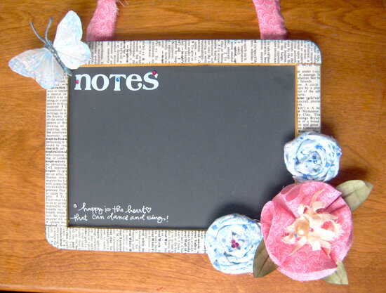 Notes Chalkboard