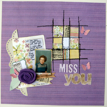 Miss You - ScrapTiffany REcycled Blog Hop