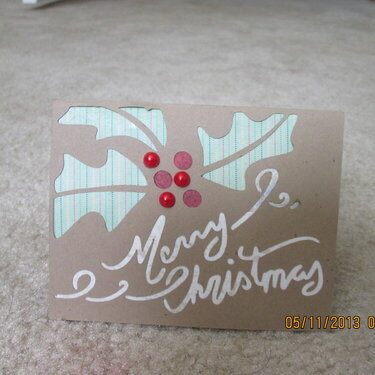 Cricut Christmas Card