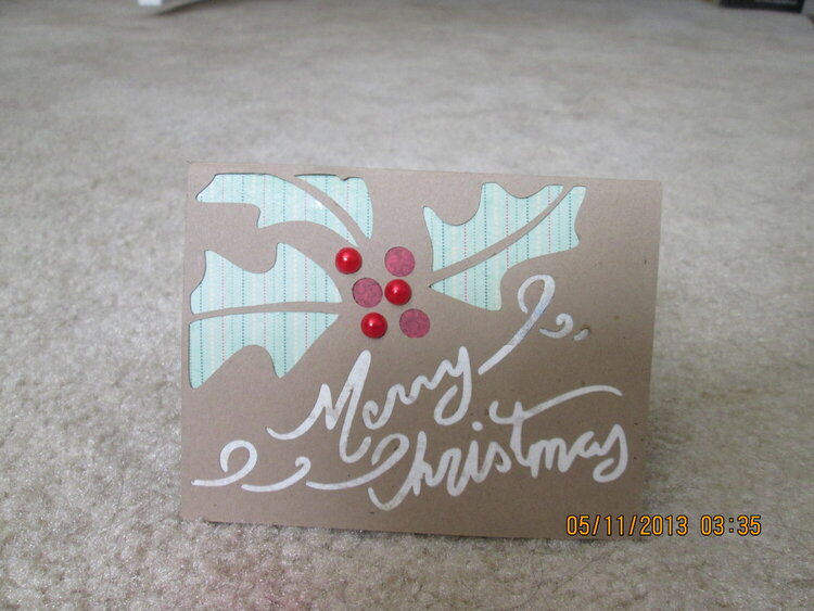 Cricut Christmas Card